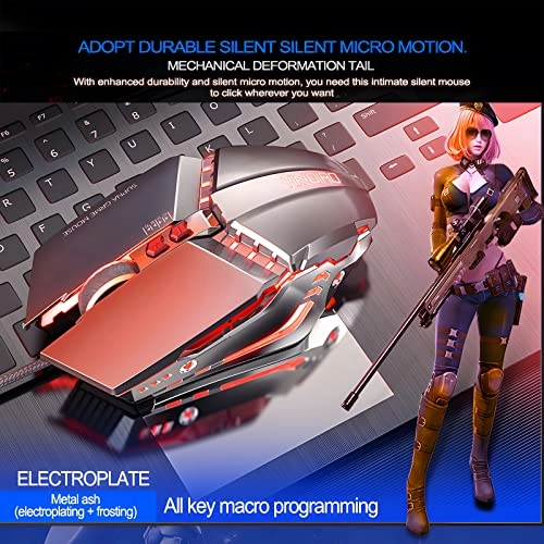 Seven-color Colorful Gaming Mouse - Wired