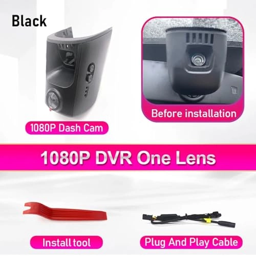 Dash Cam - 1K 1080P for Audi A3 A4 A4L A6 C7 Q5 SQ5/2018-2024