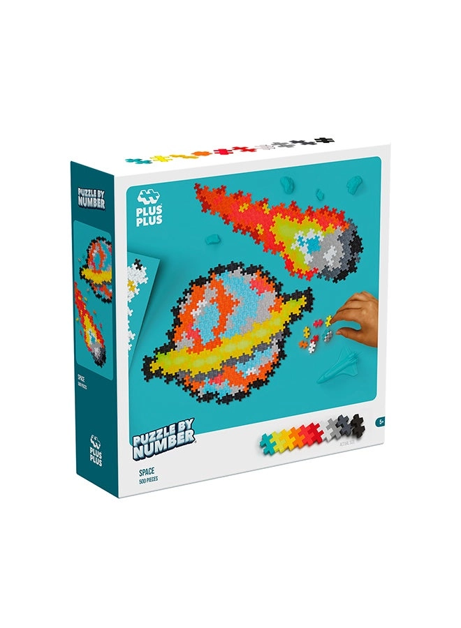 Puzzle By Number Space - 500pcs