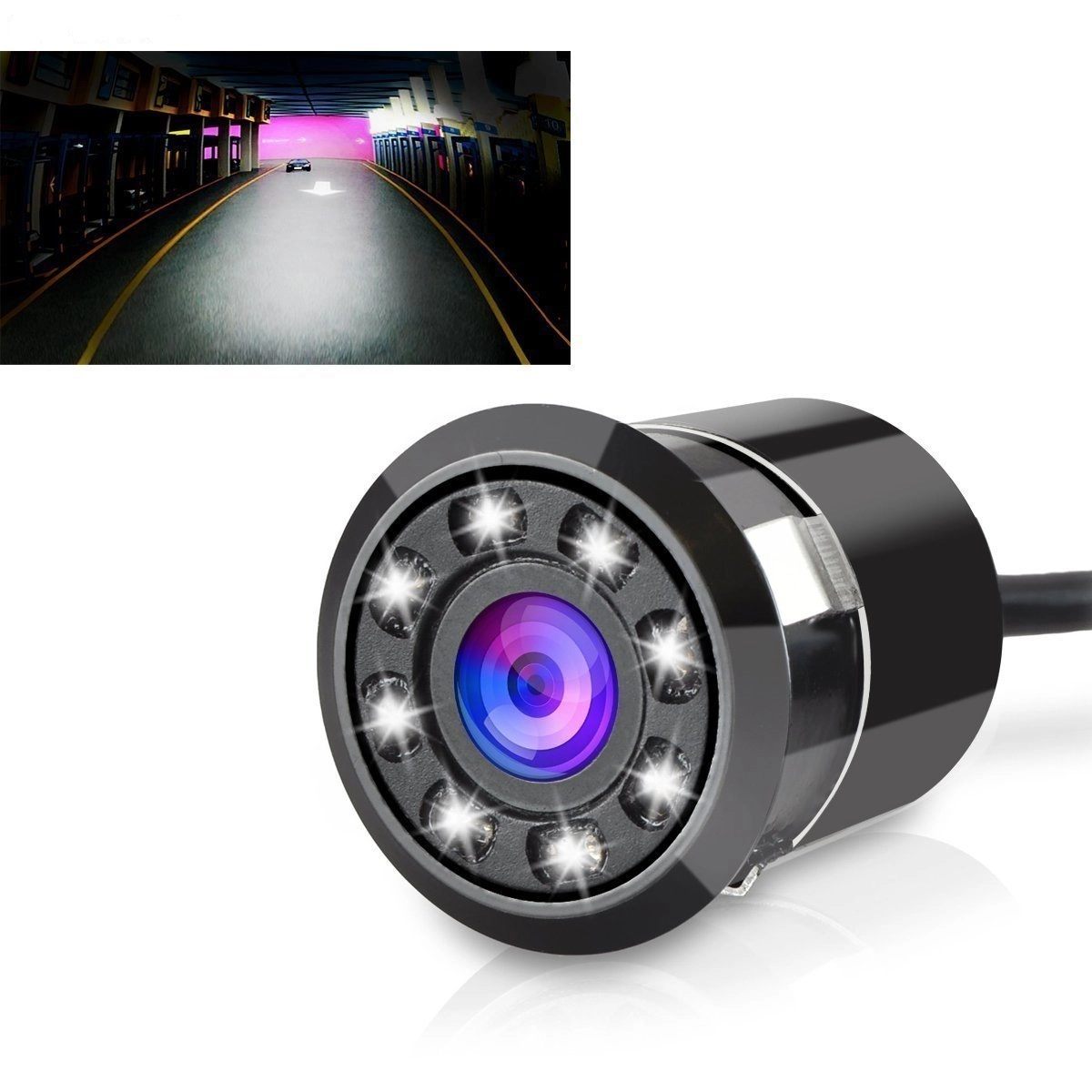 CLOUDSALE Car Rear View Reverse Parking Camera - Night Vision