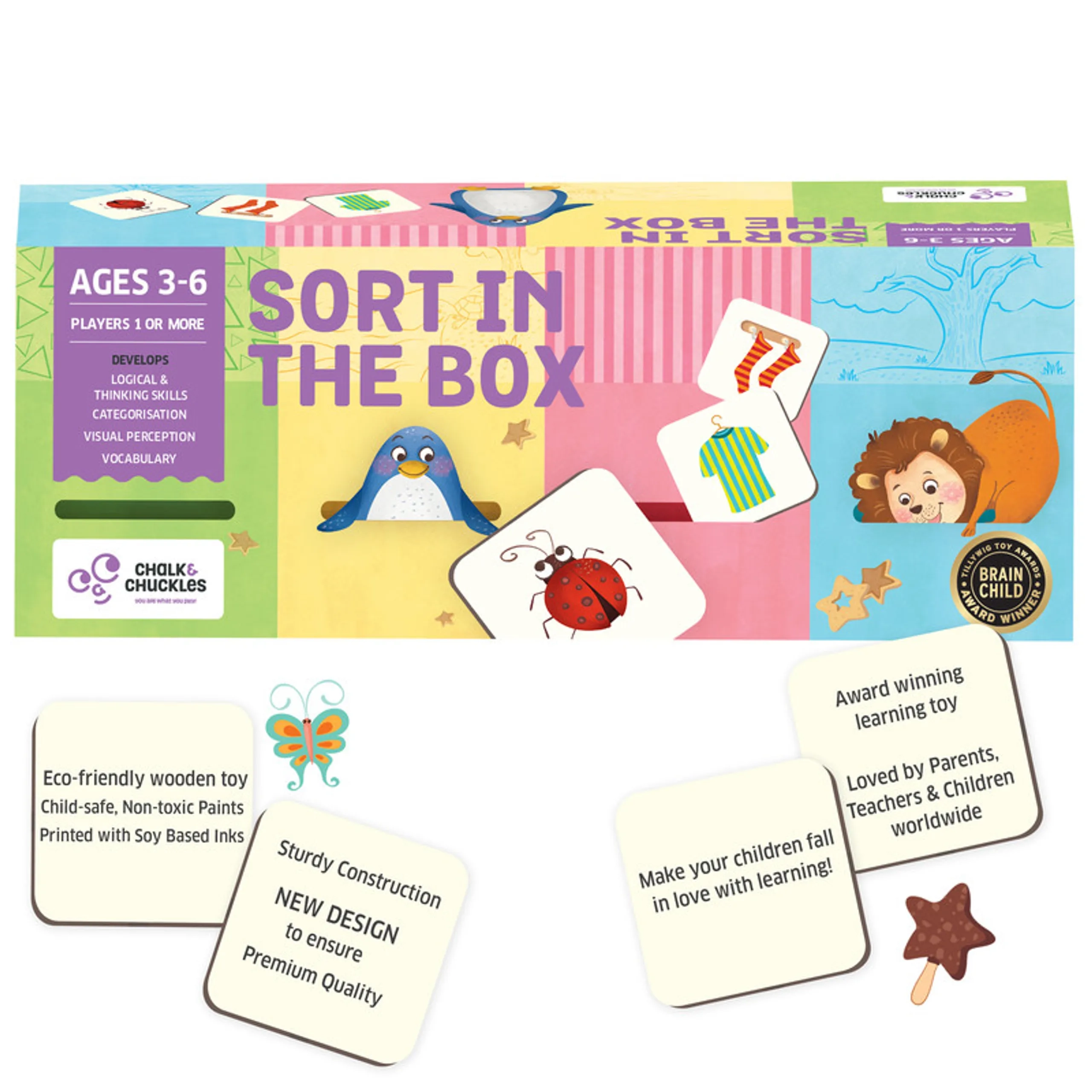 Sort In The Box - Suitable for 3 to 6 years