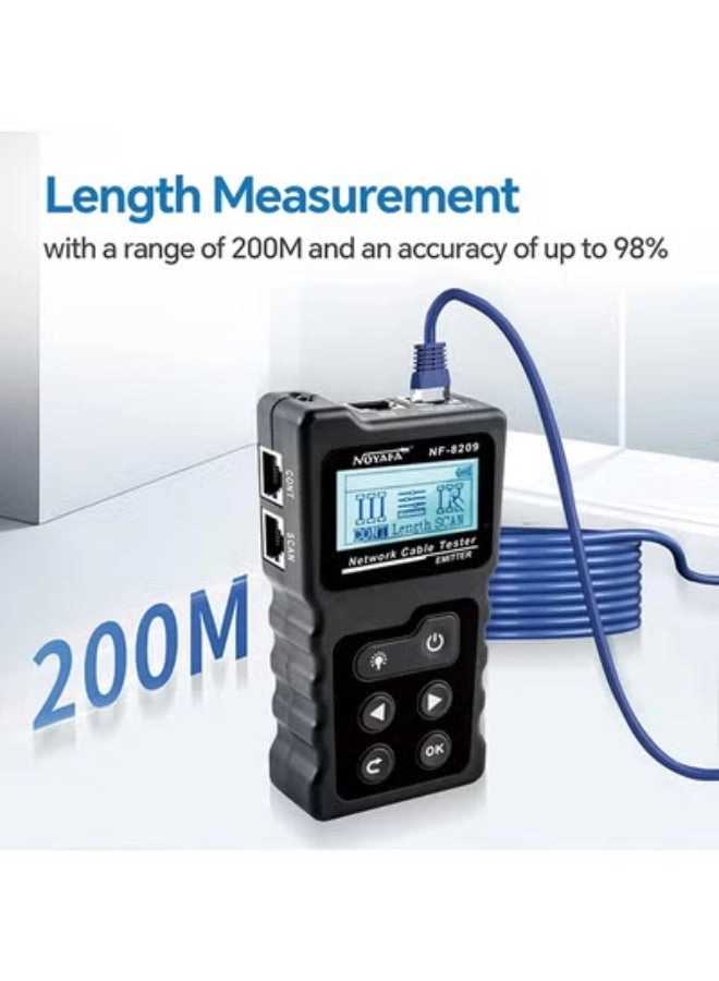 Network Cable Tester - RJ45 Measure Length