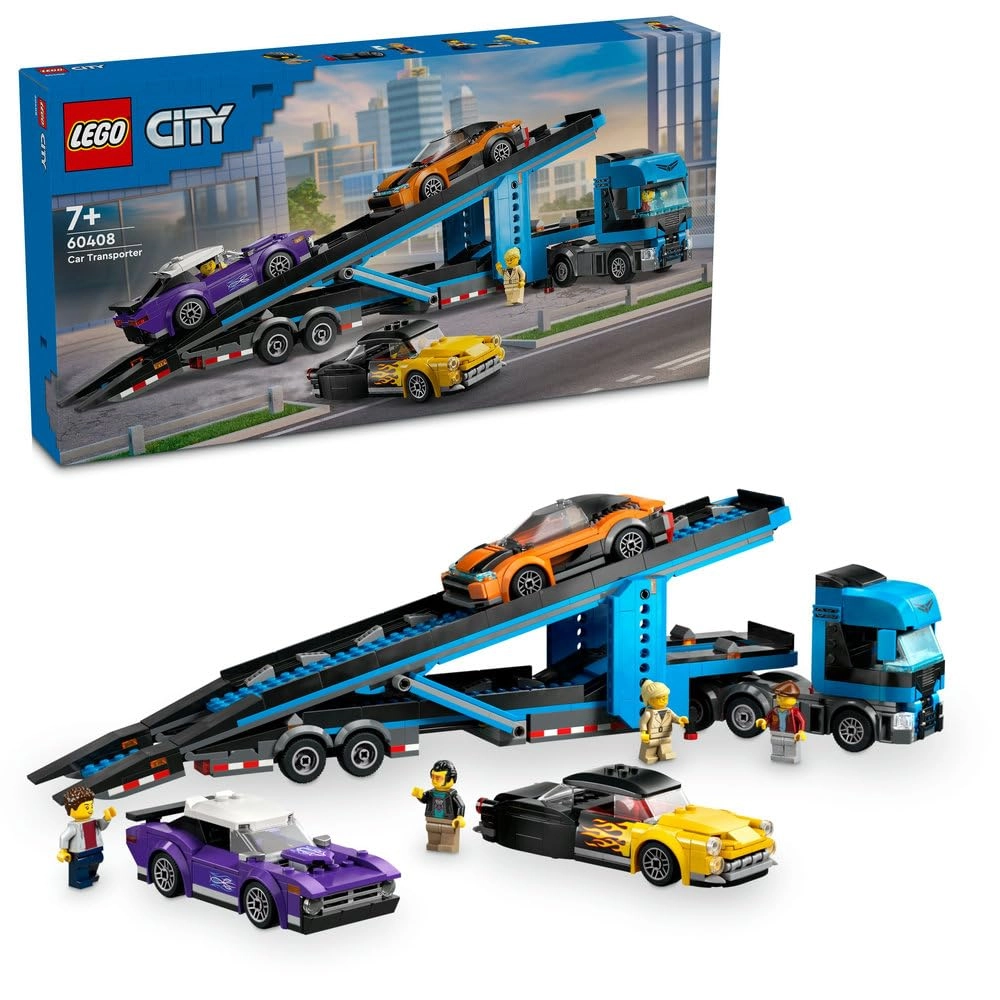 City Car Transporter Truck with Sports Cars (60408)