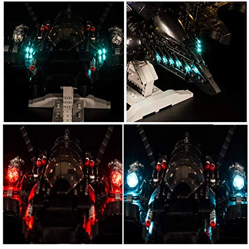 RC LED Light Kit - Lego Batwing 1989 76161 with Remote Control