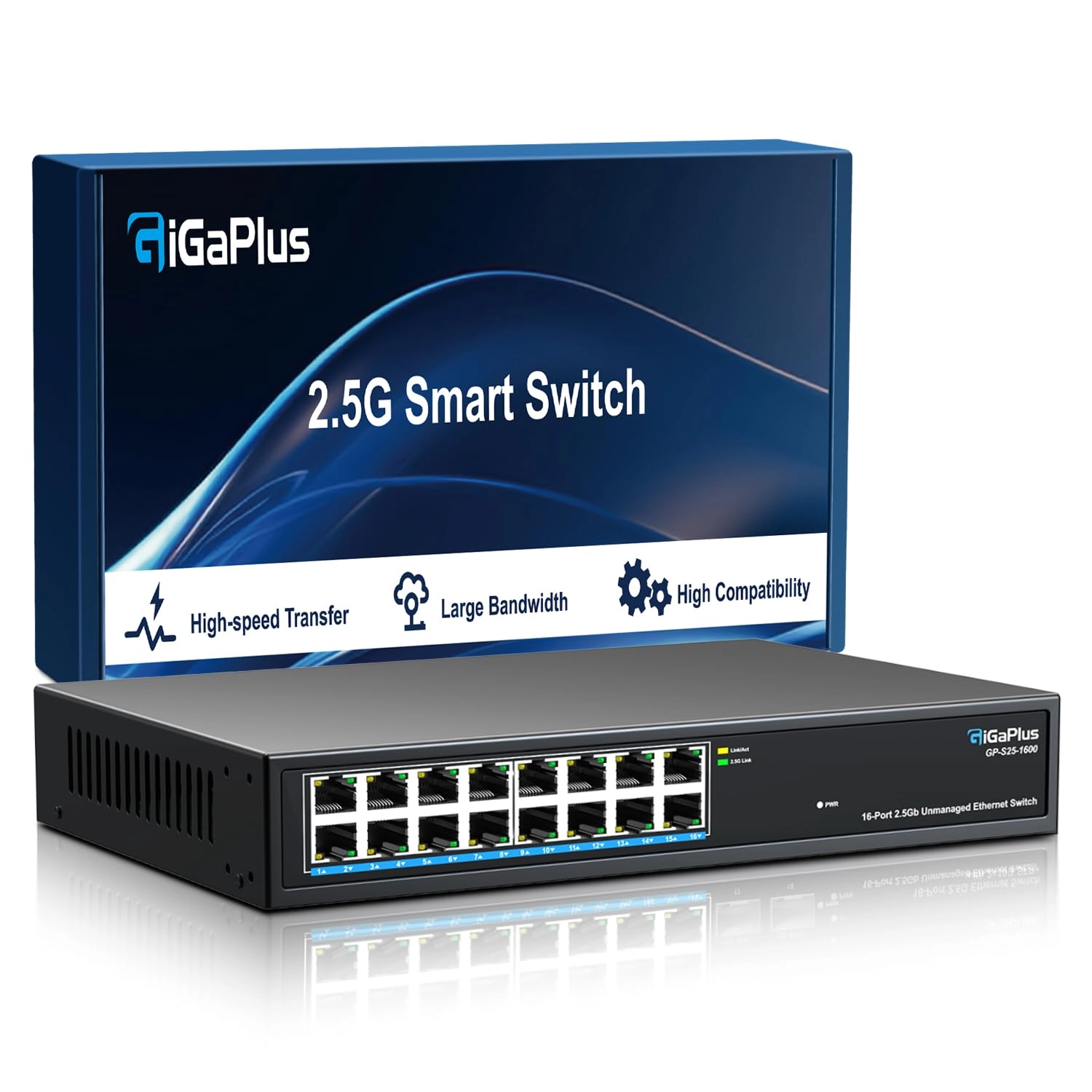 GigaPlus Ethernet Switch - 16-ports