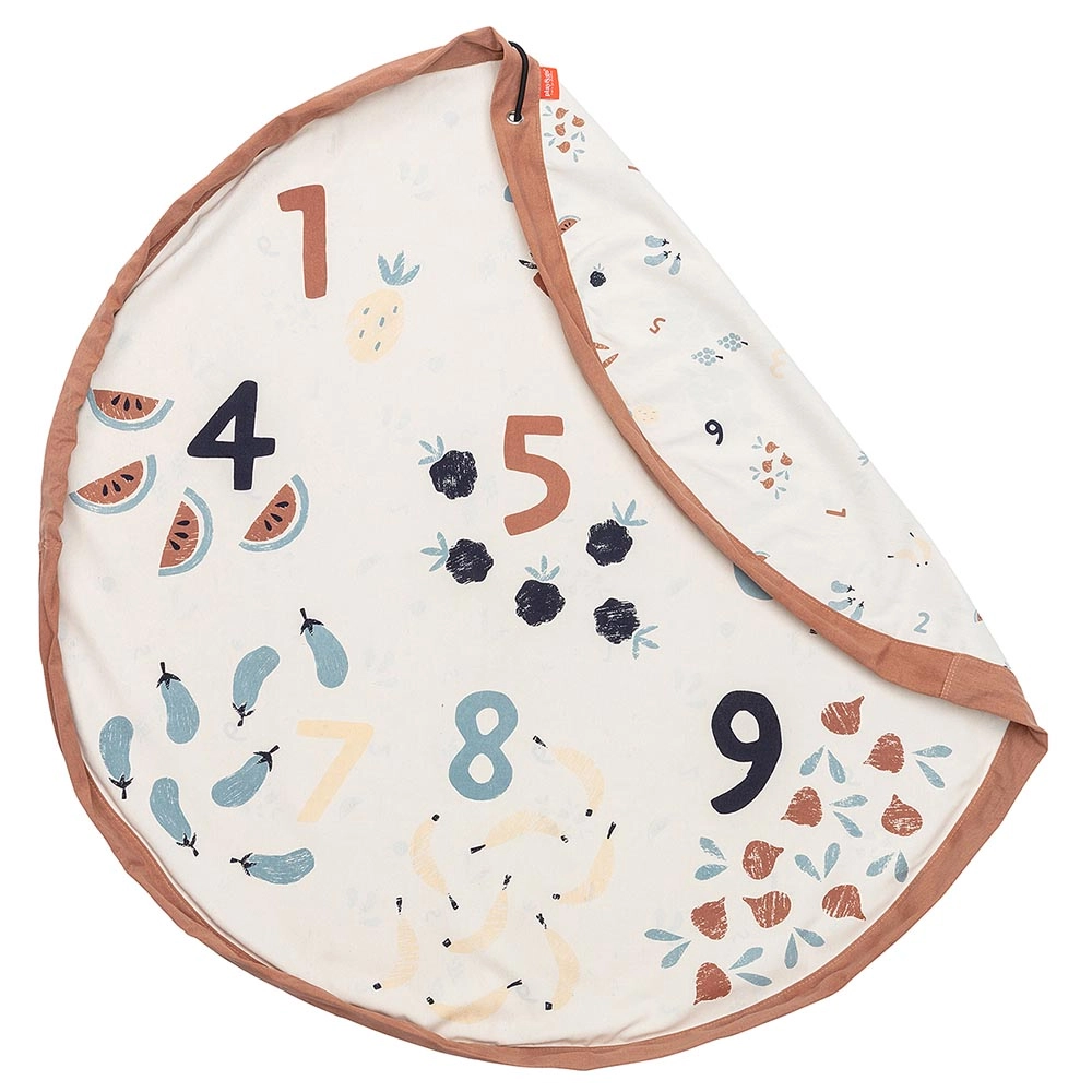 Playmat & Storage Bag - Veggie Numbers Suitable for 3 years and above