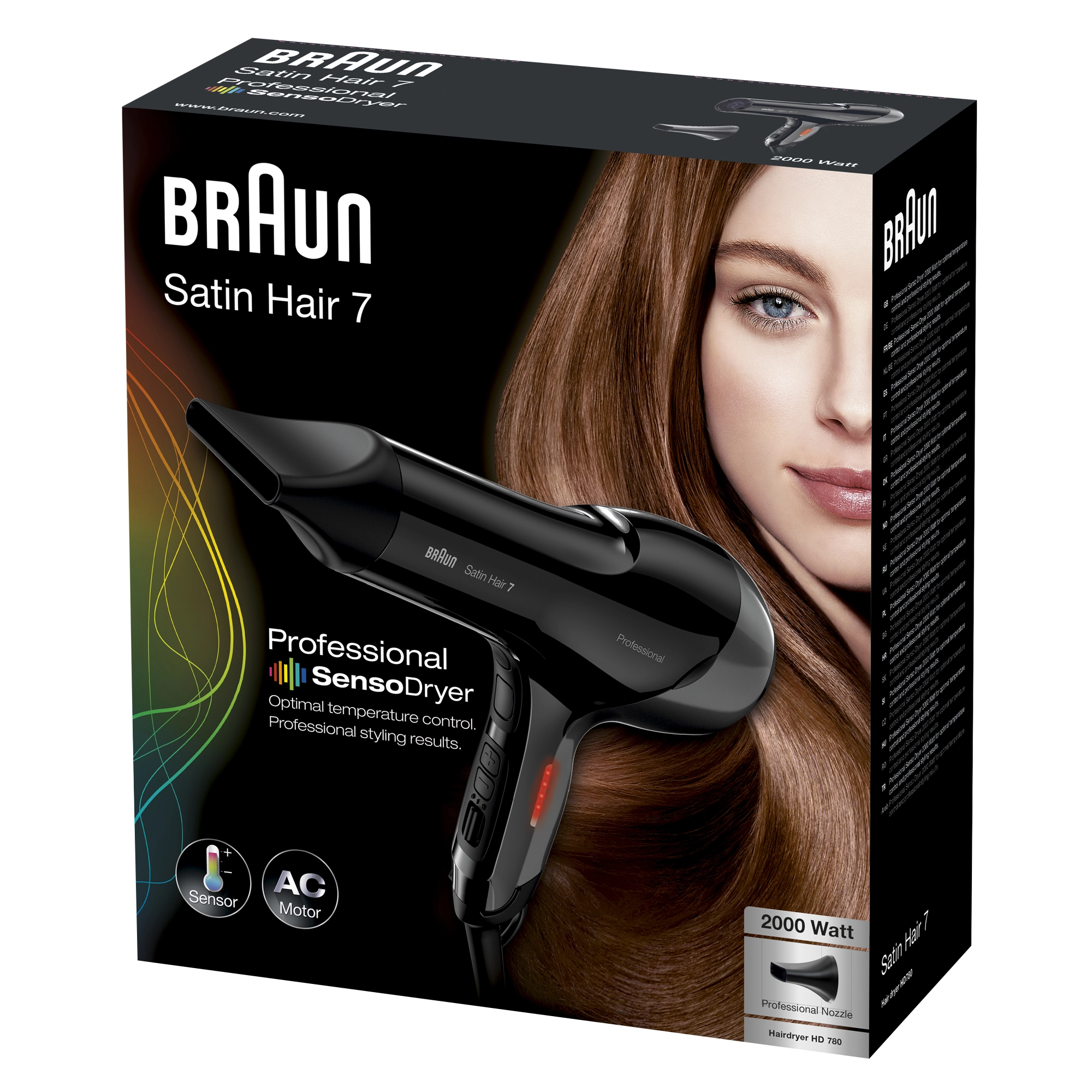 Satin Hair 7 - 2000 Watt Black