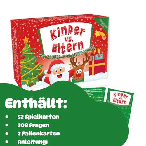 Kinder Contra Parents - The Magic of Christmas Card Game