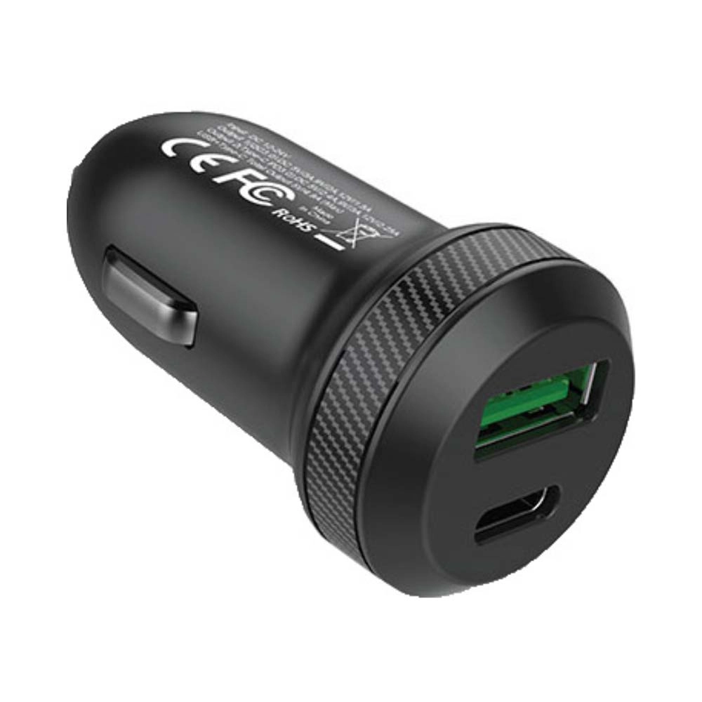 Smart Car Charger - 27W Black