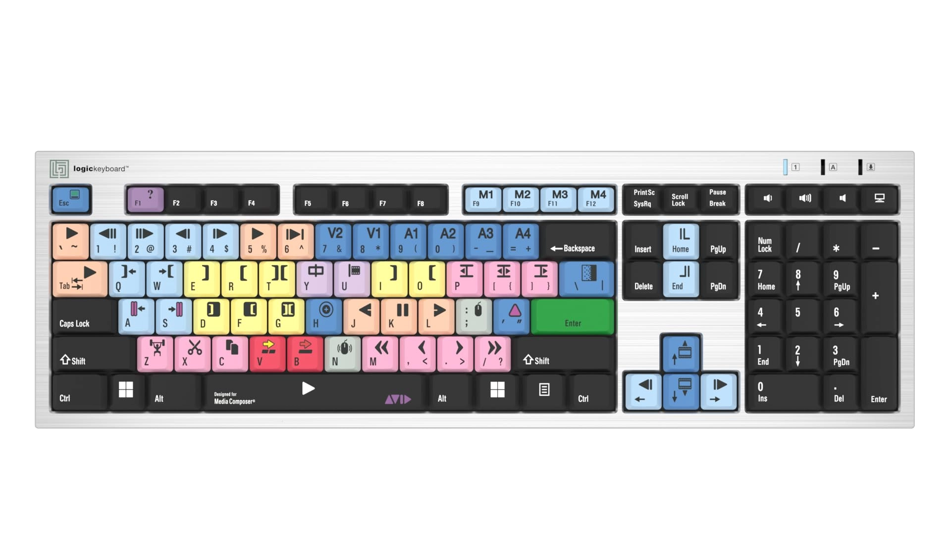 Logickeyboard LKBU-MCOM4-AJPU-US - Wired