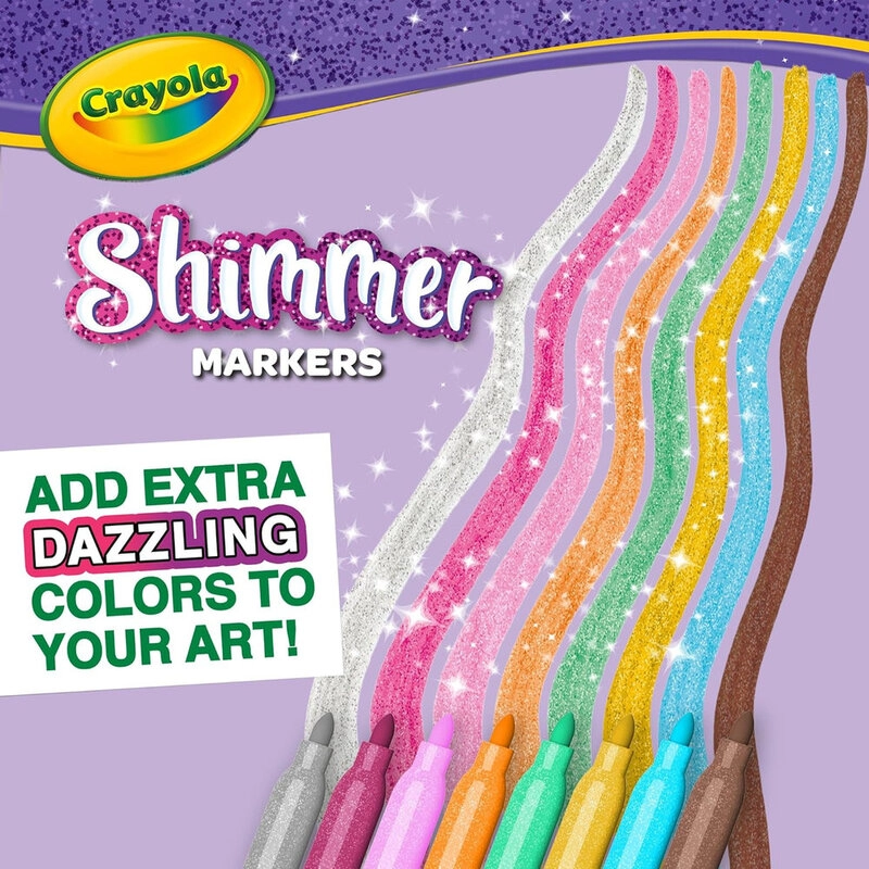 Glitter Markers - Felt tip