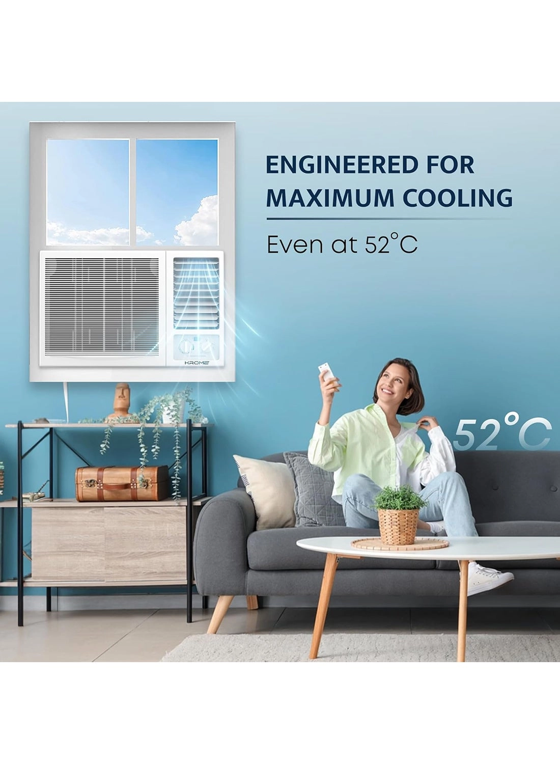 KR-AWR18ST3 - 1.5 Ton 18000 BTU Rotary Compressor