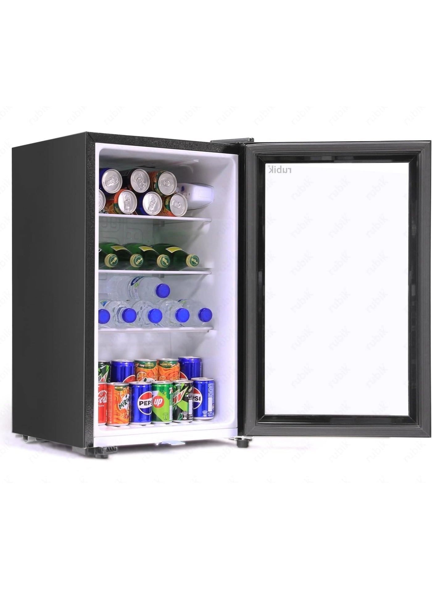 Mini Fridge Glass Door - 62L 2~6°C