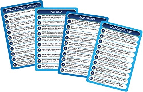 Top Trivia Film & Television - 1,000 Questions 50 Quiz Cards