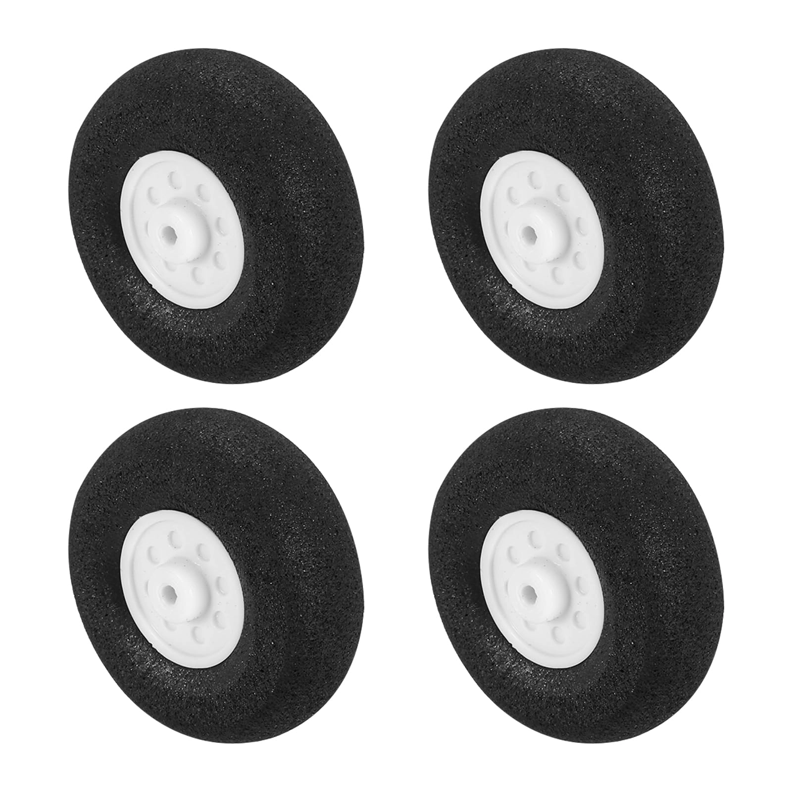 RC Airplane Wheels - 4 Pcs 1.3 Inch PU Sponge
