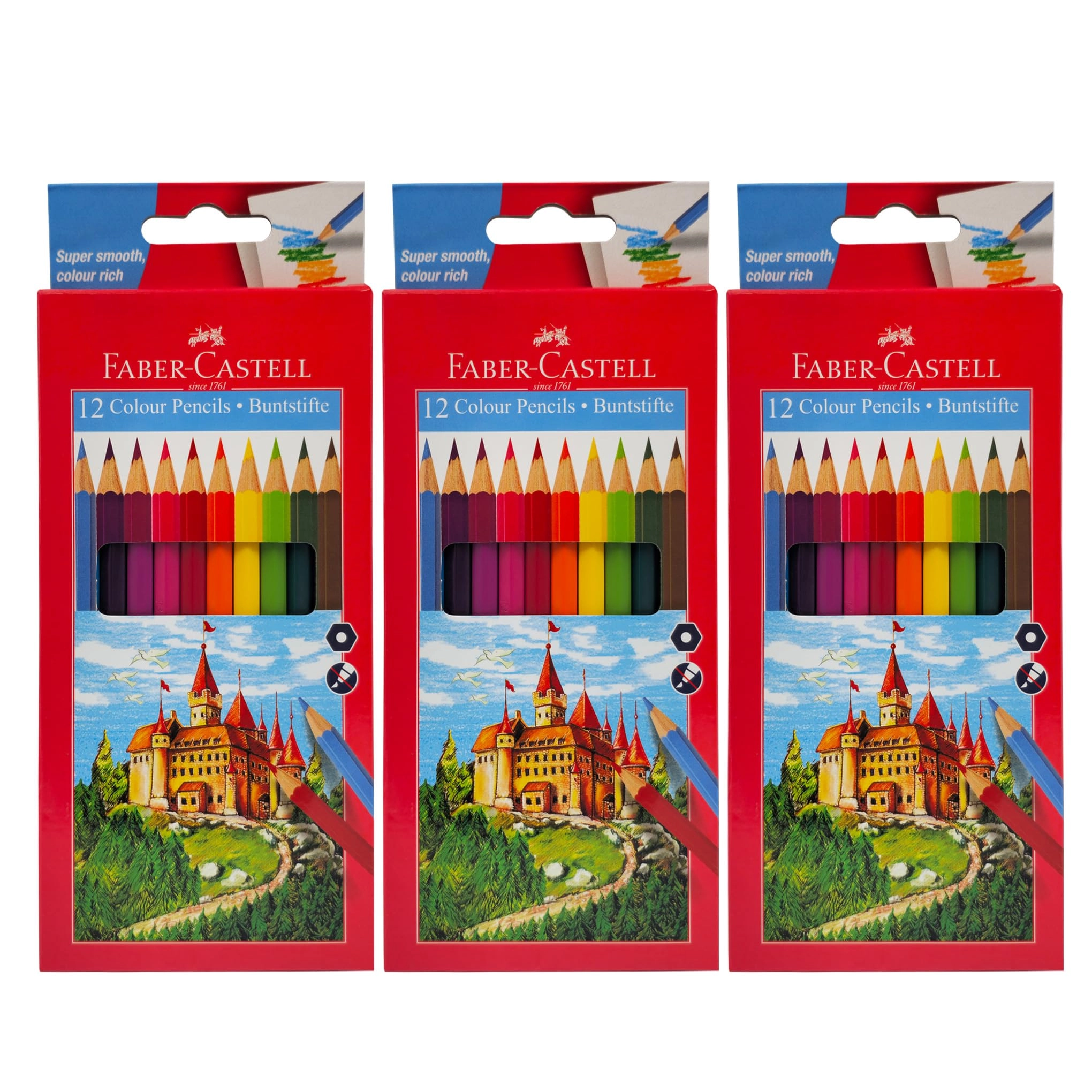 Coloured Pencils - 12 Pcs
