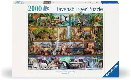 Ravensburger Wild Kingdom Shelves Puzzle (1881649066953) - 2000 pcs