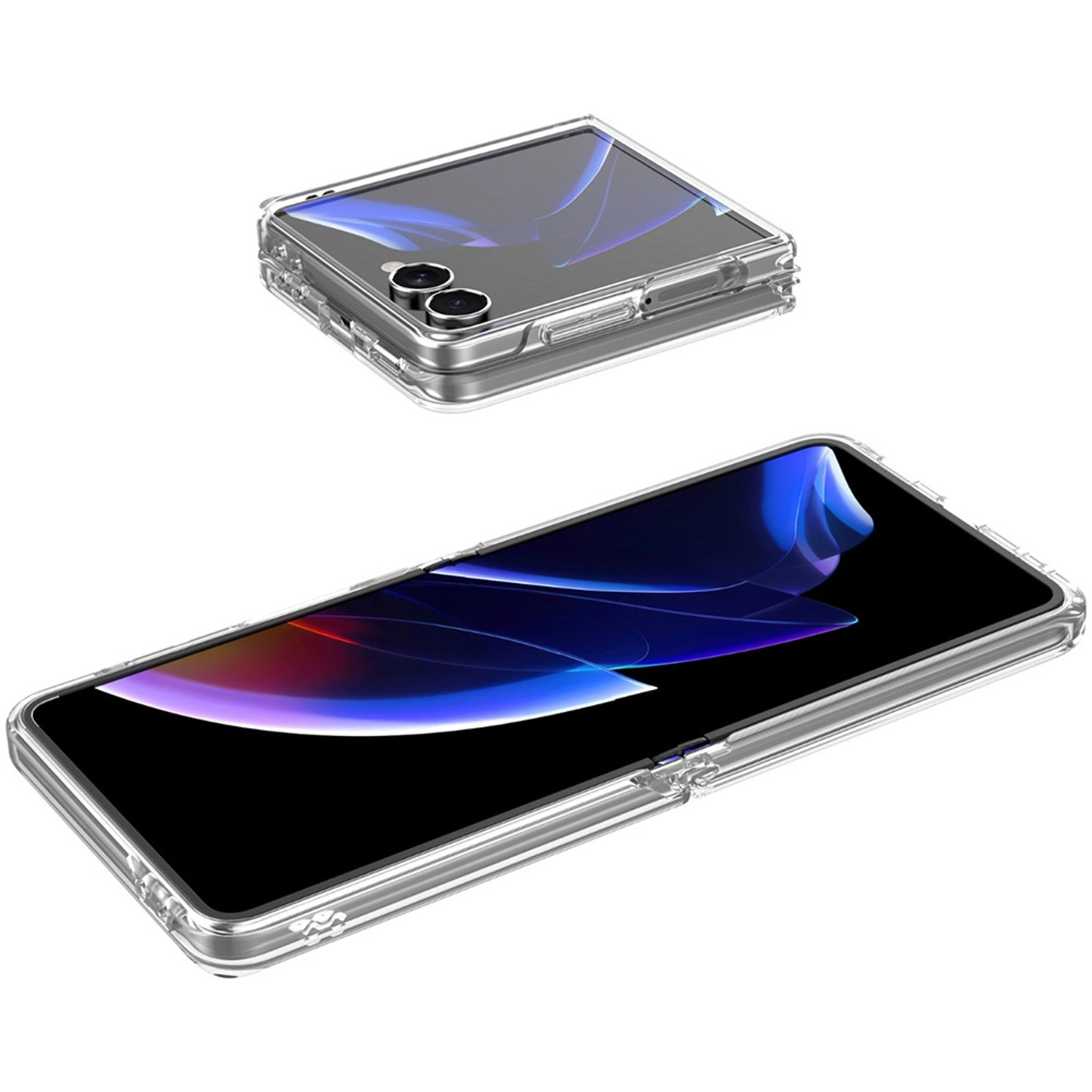 Zepho Clear Case with MagSafe for Samsung Galaxy Z Flip7