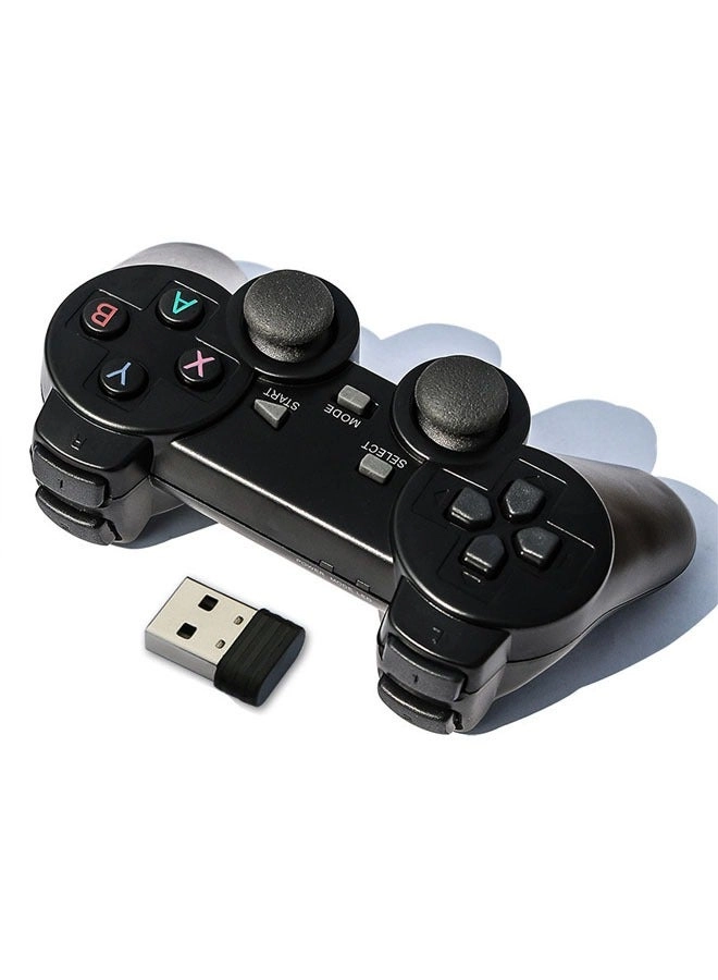 Android TV Computer 2.4g Wireless Game Controller Dualshock Doubles Battle Grey
