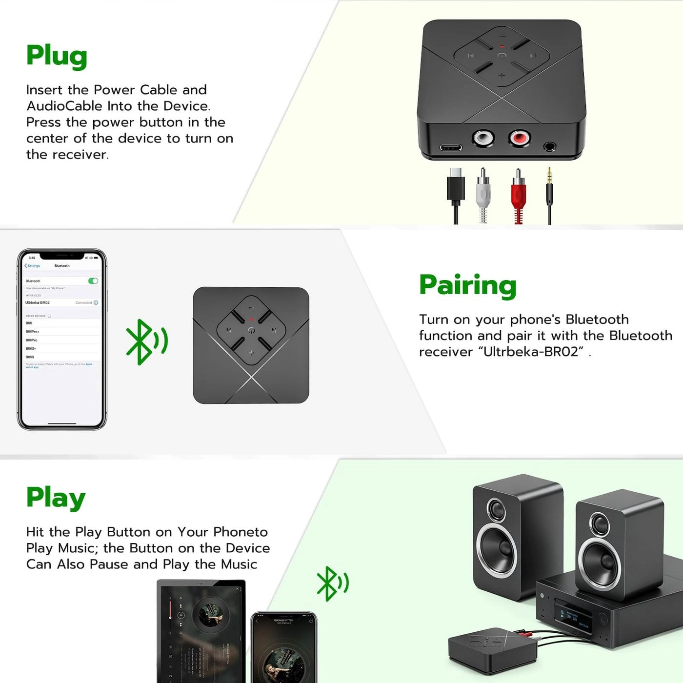 2026 - Bluetooth 6.0 3.5mm/RCA