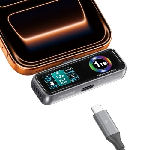 TWOPAN Magnetic Portable iPhone - 1TB SSD