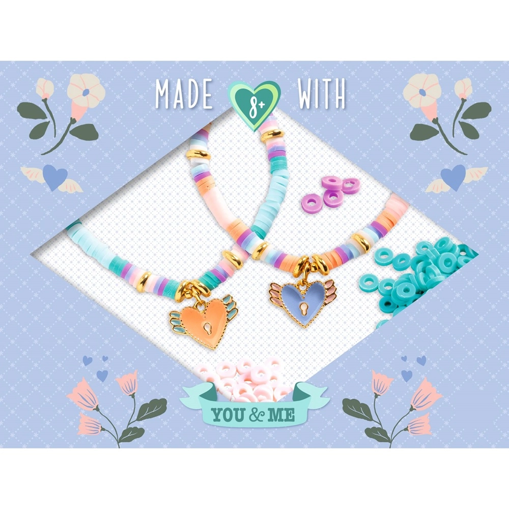 Duo Jewels Heart Heishi - Jewelry Kit 250 beads