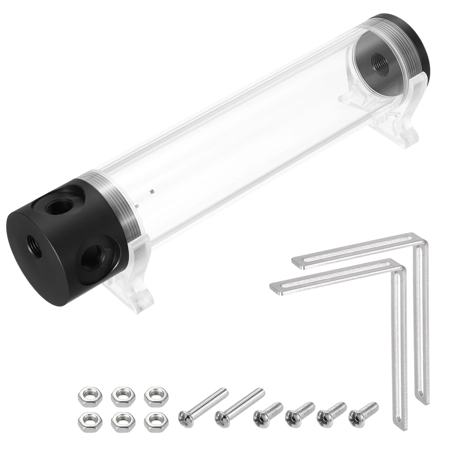 SourcingMap Water Cooling Tank - G1/4" 50mm x 240mm