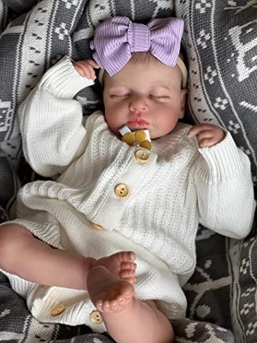 Loulou Reborn Baby Doll - 19 Inch Silicone Body