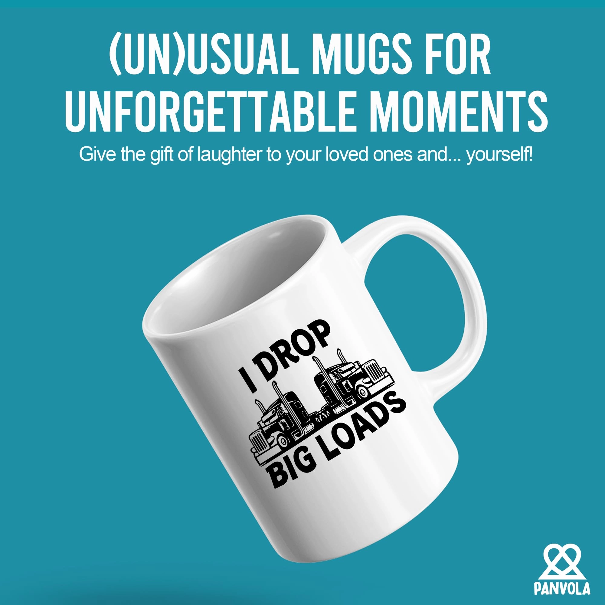 I Drop Big Loads Ceramic Mug - 325 ml