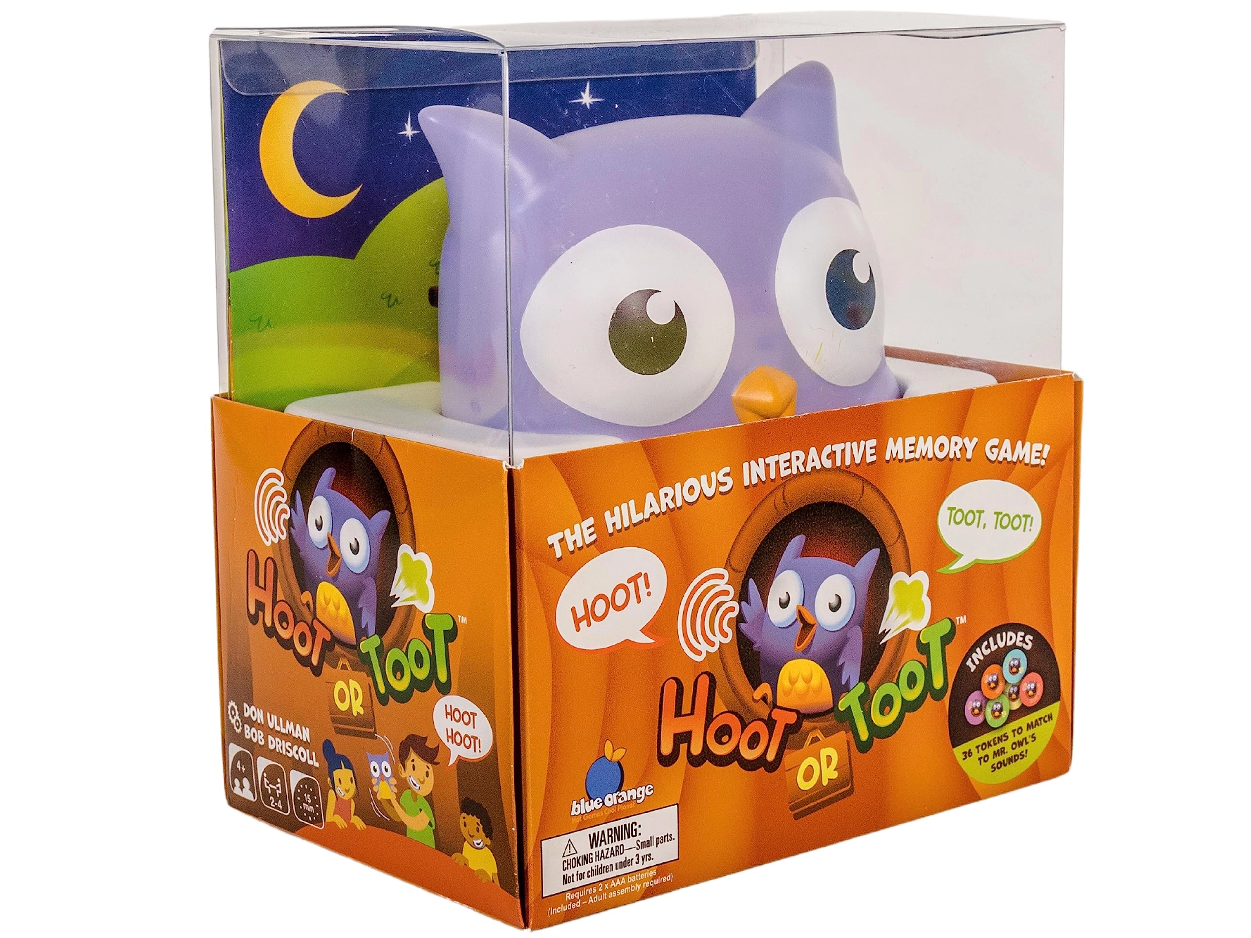Blue Orange Hoot or Toot Owl - 4 years+