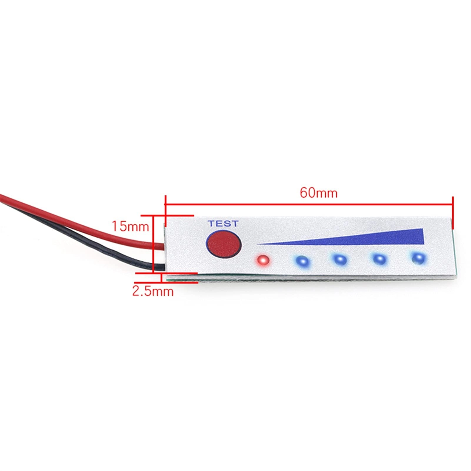 AAKYDH Battery Meter Module - LCD Display Lipo Li-ion