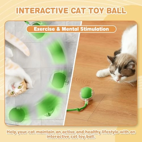 cat toy ball - 360° Smart Rolling Automatic