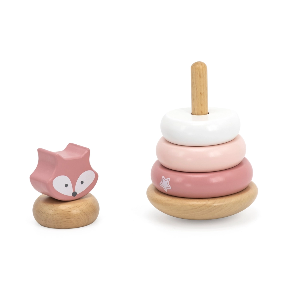 Fox Pull Along And Stacker Toy Set - Two Fox