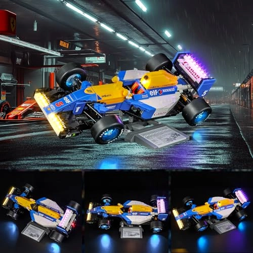 LED Light Kit for 10353 Icons Williams Racing FW14B & Nigel Mansell Building Blocks Model - Plastic