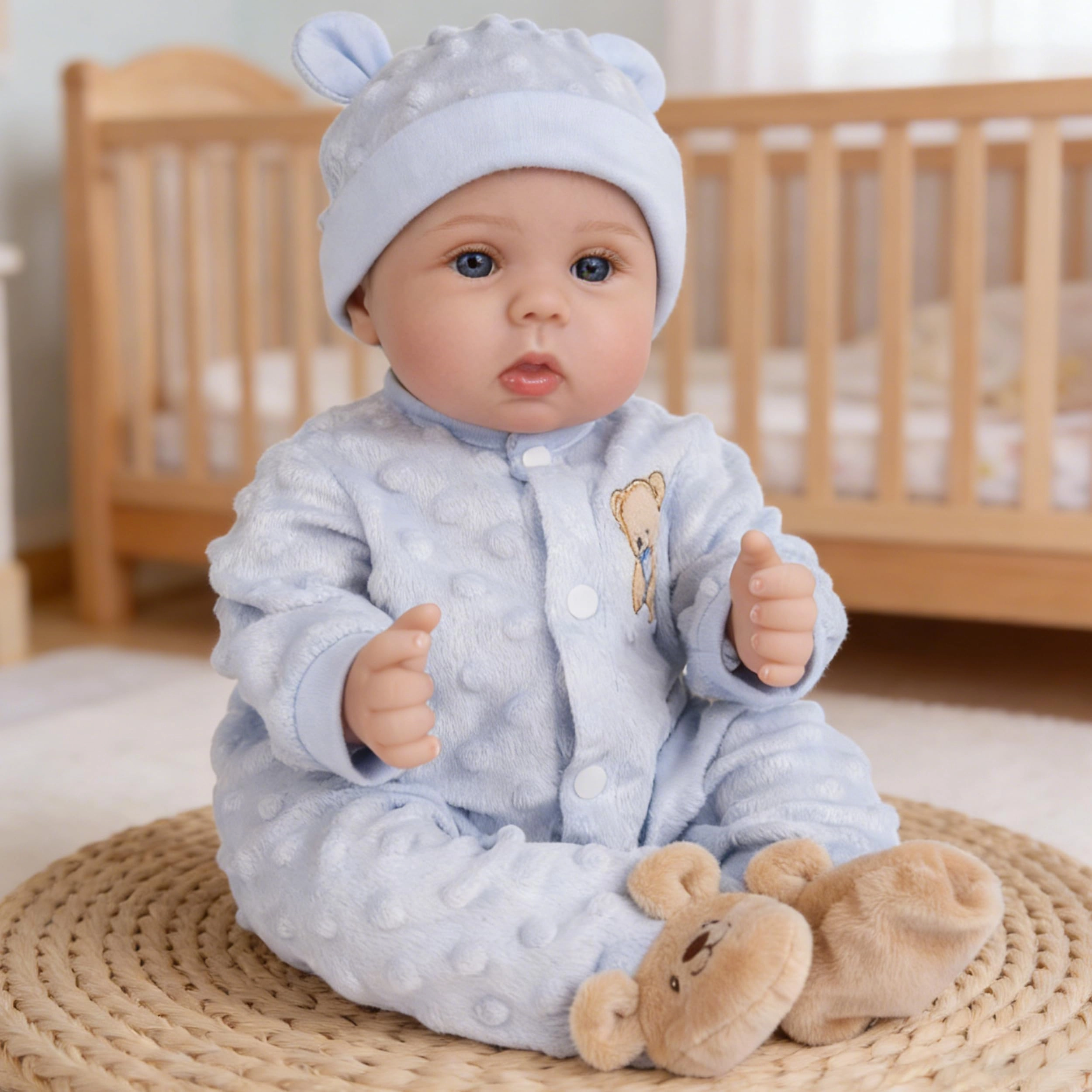 Milidool Reborn Baby Doll - 18-Inch Silicone Ages 3+