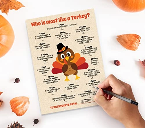 Who Is Most Like a Turkey - Adult 15 piece(s)