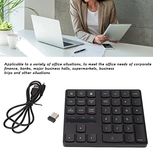 Wireless Numeric Keypad - 35 Keys 2.4G Wireless