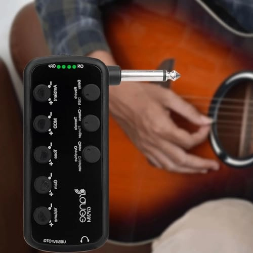 Portable Guitar/Bass Headphone Amp - USB Multi-Effects Recording