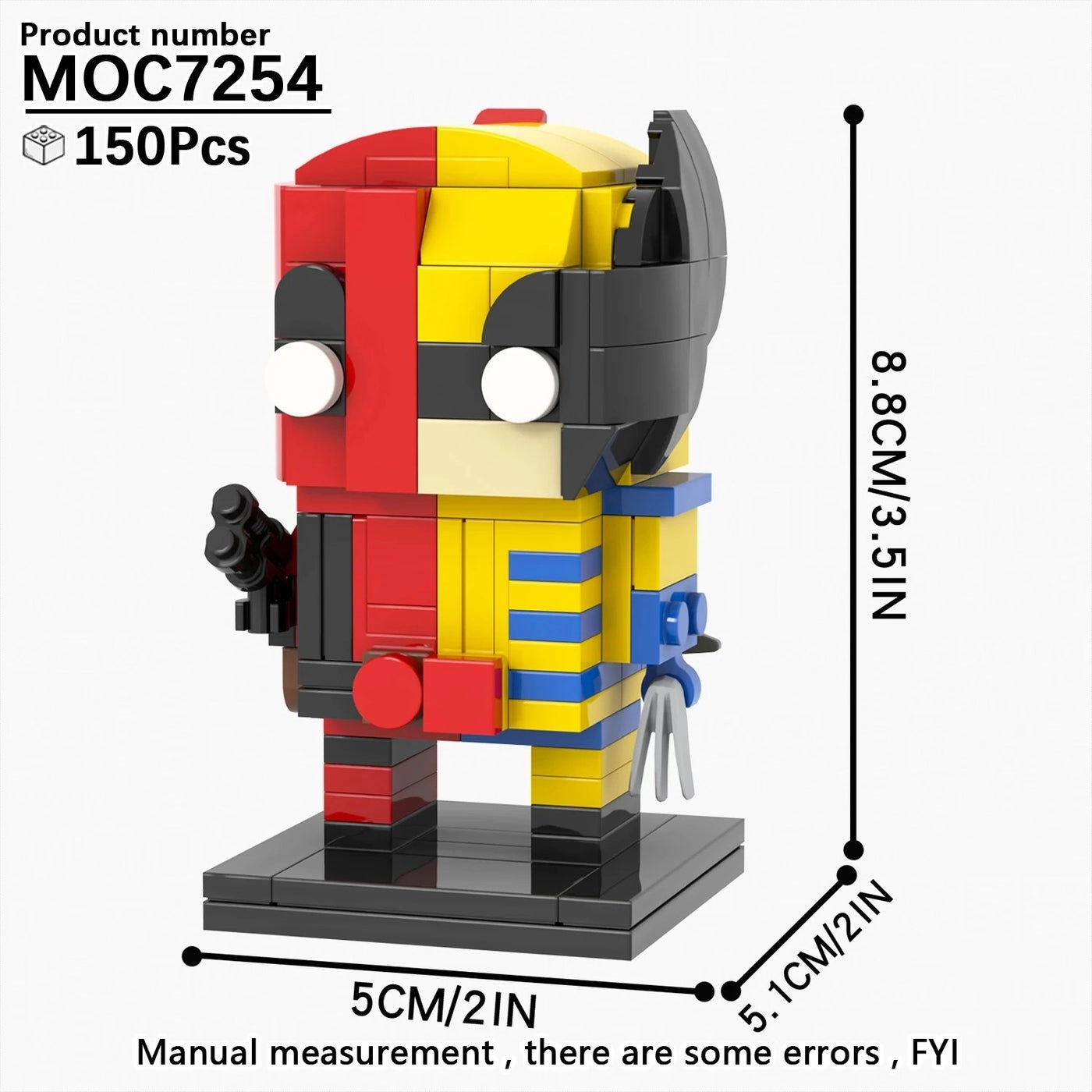 Bat Brickheadz + Scarlet Witch Brickheadz + Doctor Doom Brickheadz + Mark1 Brickheadz