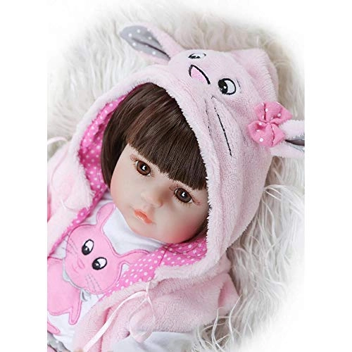 Reborn Baby Doll - 55cm/22in Soft Silicone Dressed