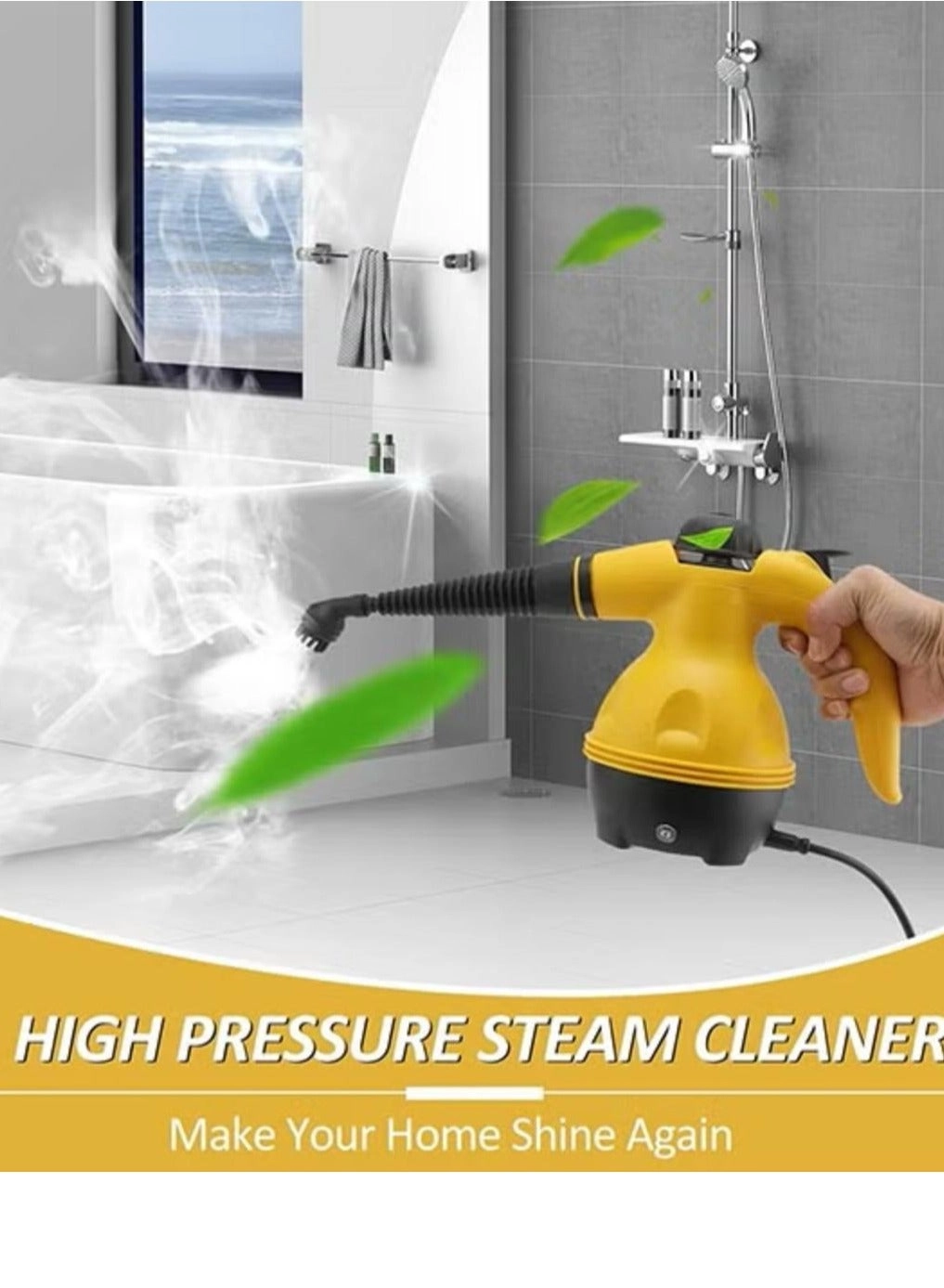 High Pressure Steam Cleaner - Compact Portable