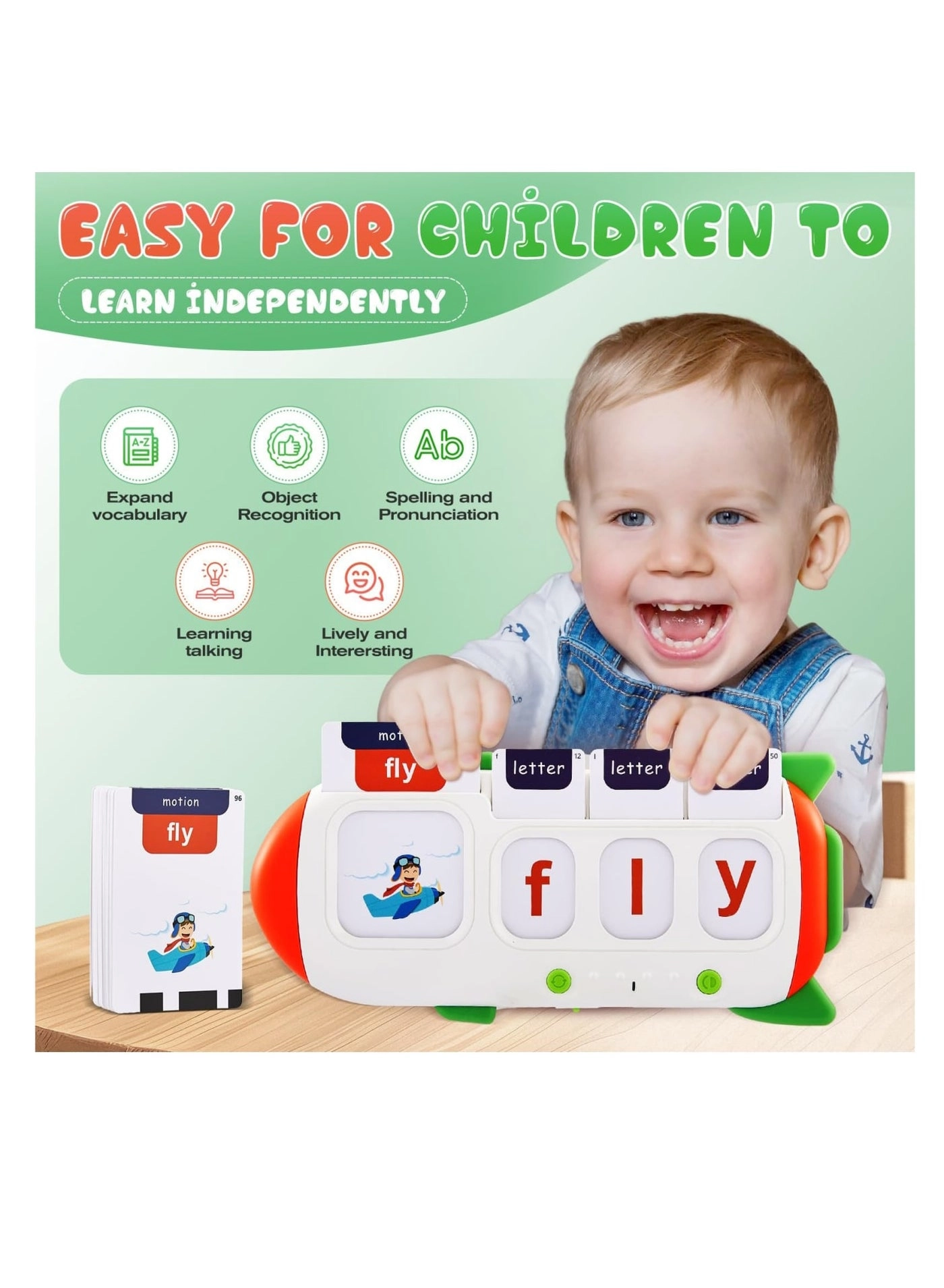 Talking Flash Cards - 3-6 Years 220 pieces