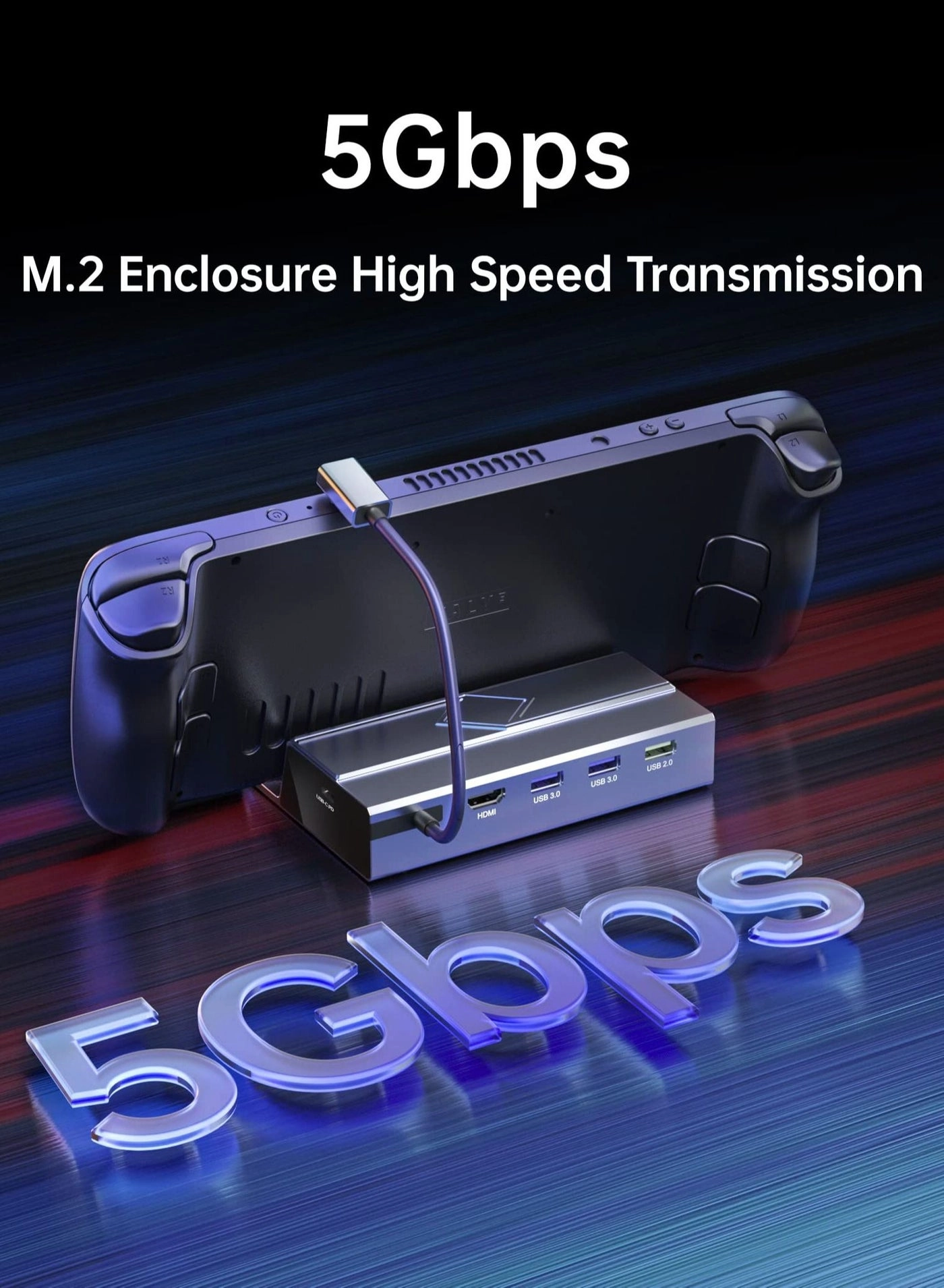 M.2 Docking Station - USB-C Valve Steam Deck