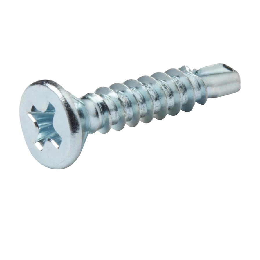 Zinc-Plated Carbon Steel Self Drilling Screw Pack 3.5mm 19mm