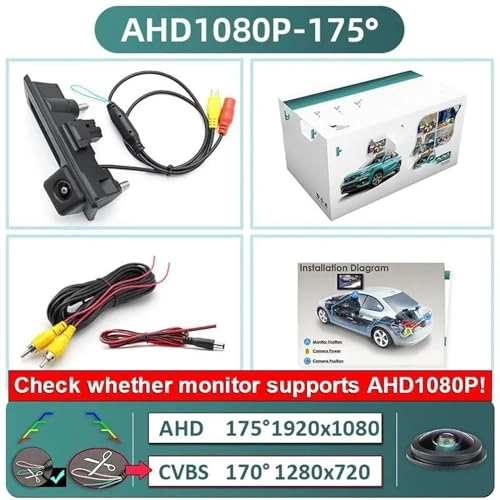 Car Backup Camera - Night vision 6M video cable 720x540