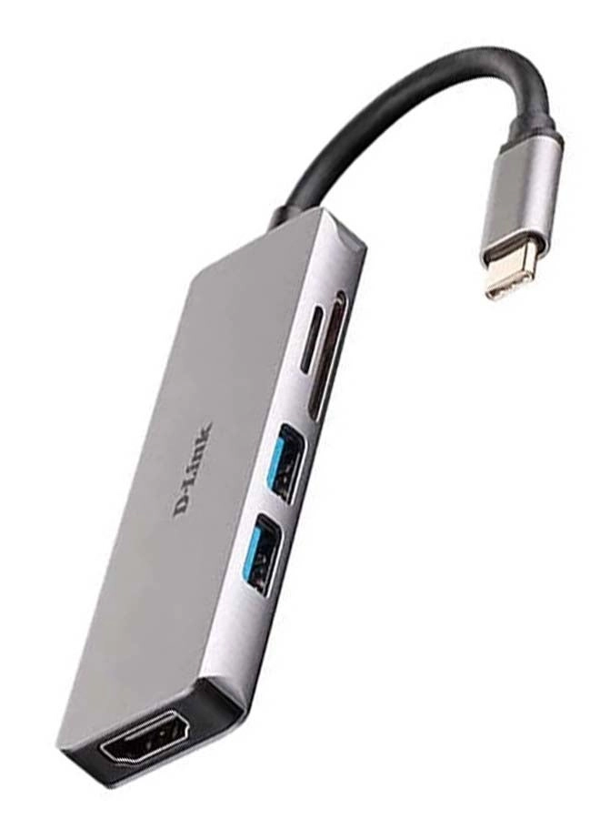 DUBM530 - 5 In 1 USB Type C HUB