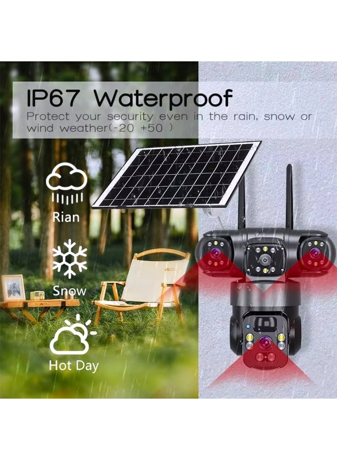 Outdoor Solar PTZ CCTV Camera