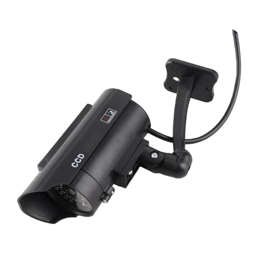 Solar Powered Fake Security Camera - outdoor