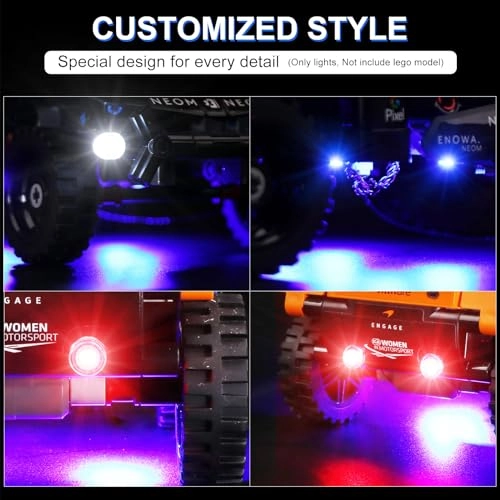 LED Light Kit for LEGO NEOM McLaren Extreme E Race Car 42166