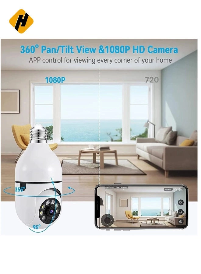 Light Bulb Security Camera 1080P
